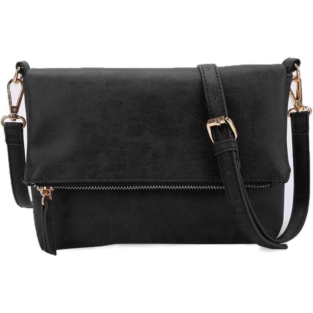 〽️Women Black Multi-Functional Wristlet Crossbody Purse Shoulder Bag